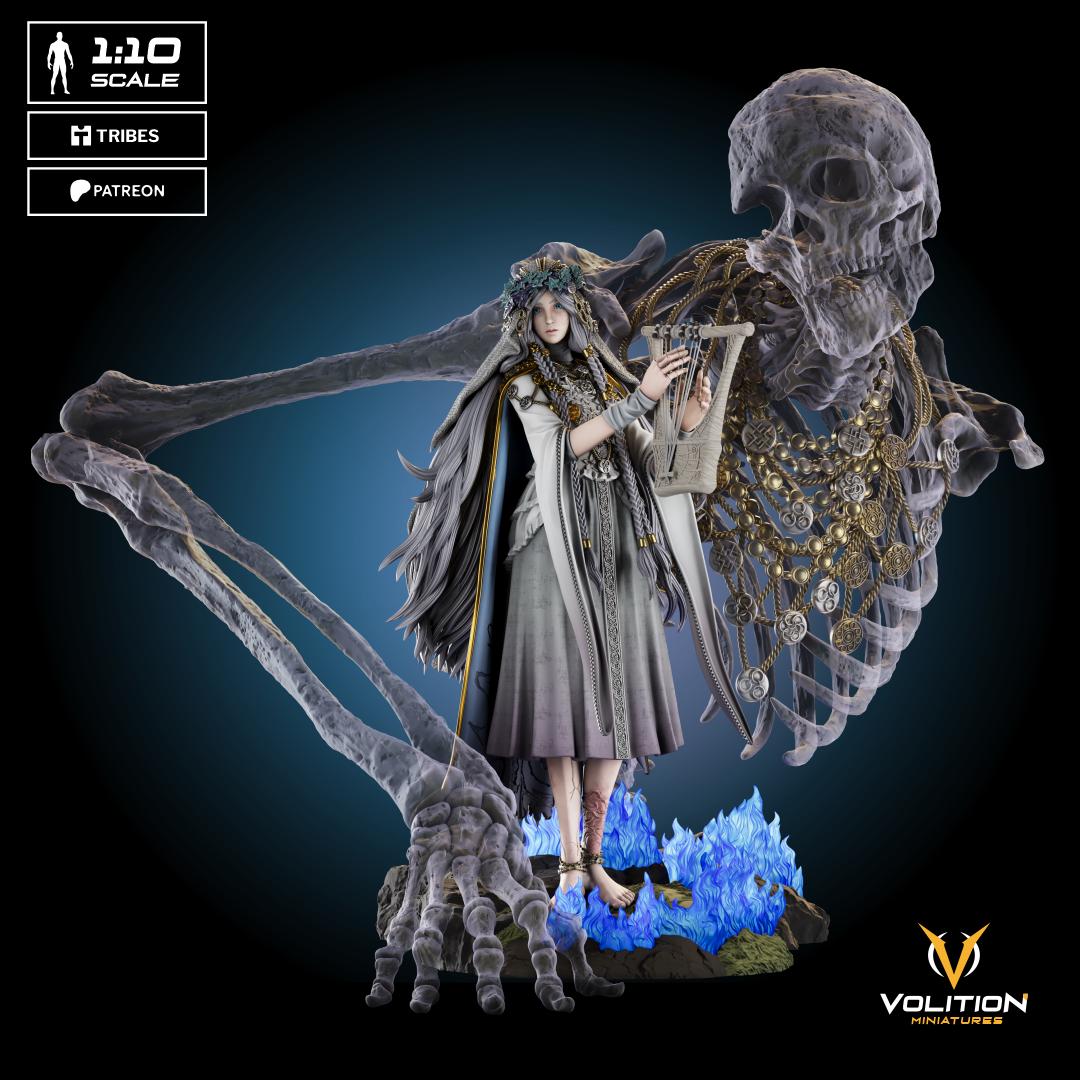 Elden Ring Revenant & Sebastian Statue | Hand-Painted Resin Collectible