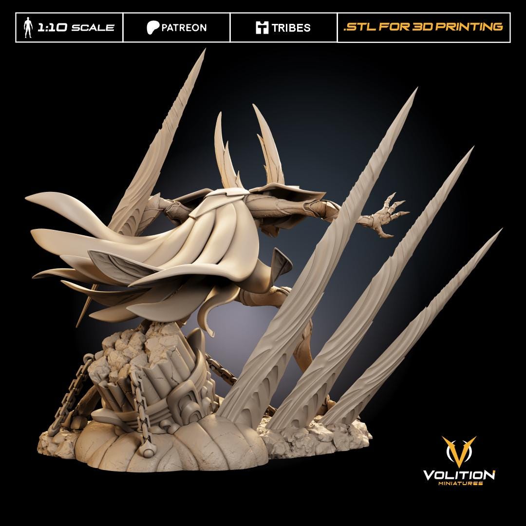 Pure Vessel from Hollow Knight| 1:10 Statue |Highly Detailed| VolitionMiniatures Model | Painted-Unpainted |Diorama Fanart