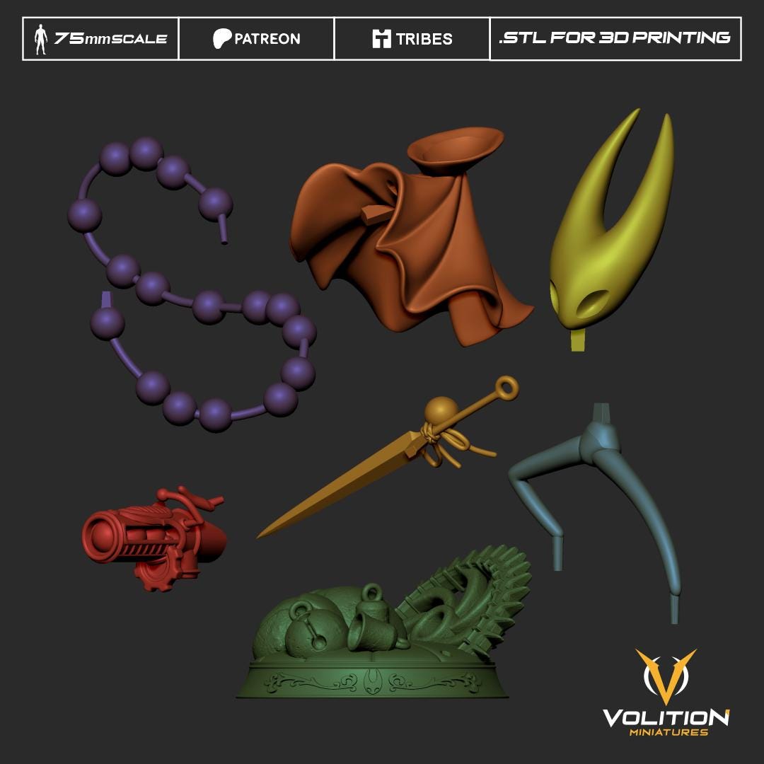 Hornet Rosary Canon Resin Statue | Silksong, VolitionMiniatures 75mm
