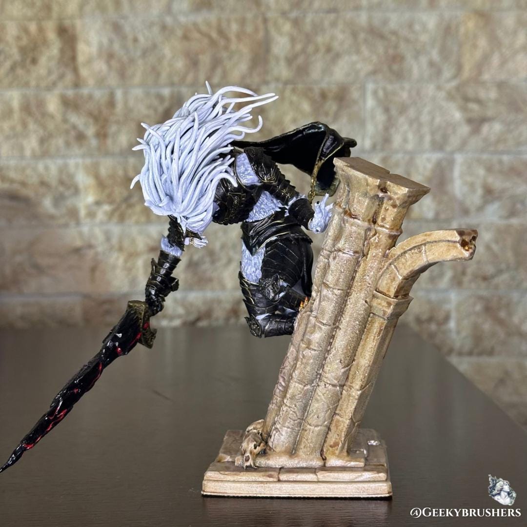 Maliketh the Black Blade| Miniature & Figure| Elden Ring Resin Figure| Hand Painted | 3D Printed|