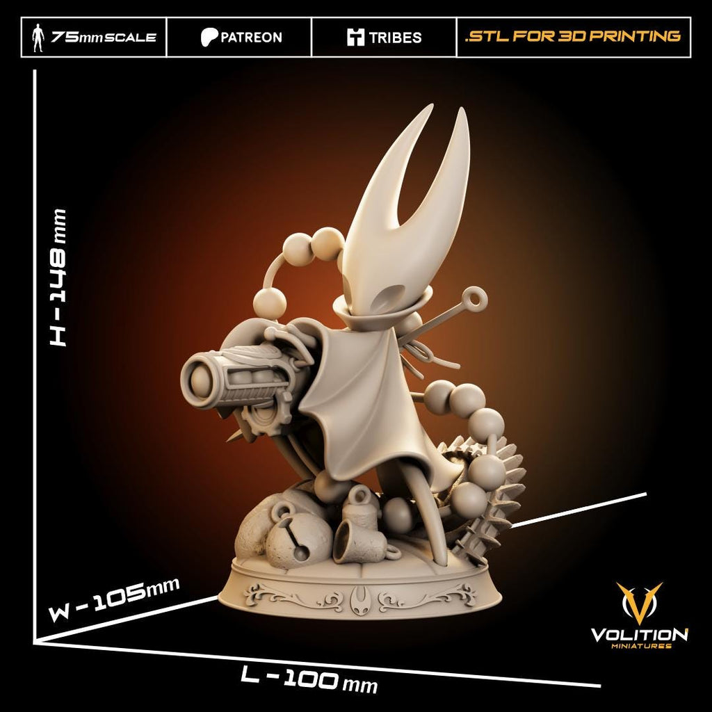 Hornet Rosary Canon Resin Statue | Silksong, VolitionMiniatures 75mm