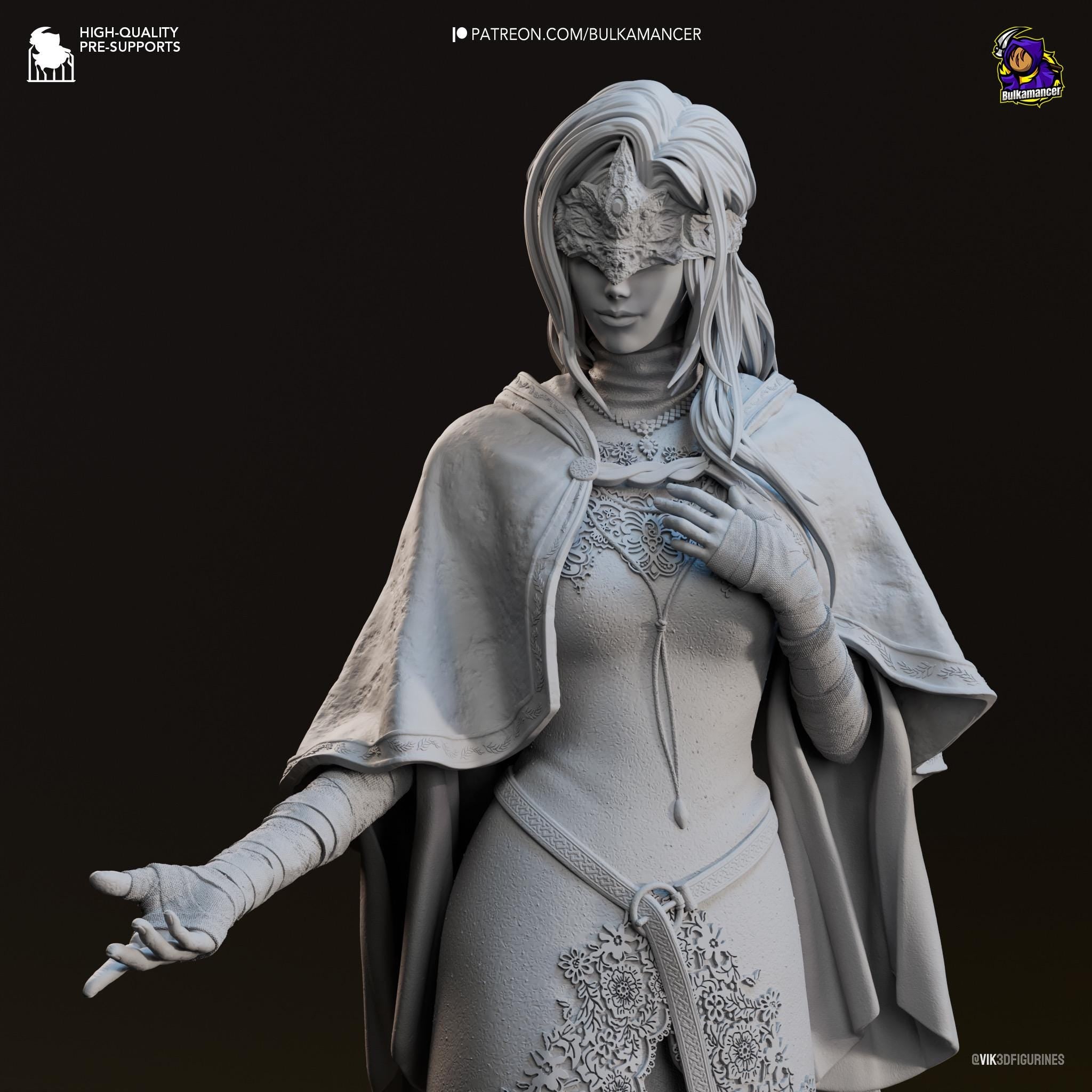 Firekeeper Figure|  Resin Statue | Dark Souls 3 , 235mm height