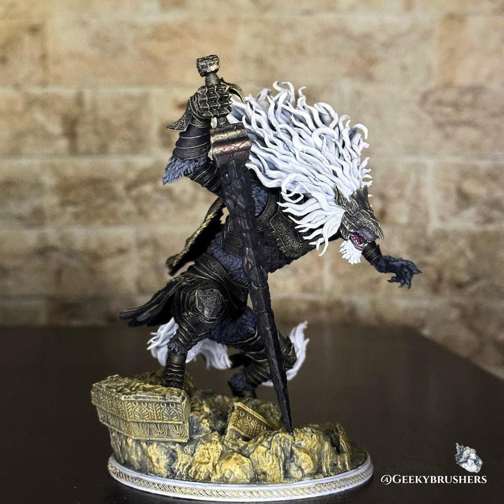 Maliketh the Black Blade | Elden Ring Resin Statue or Figure | Painted & Unpainted | 16K Resolution | Smooth Resin | Volition Miniatures