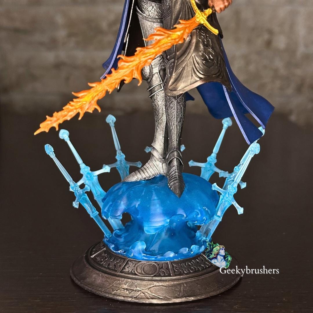 Rellana 1:12 scale, Elden Ring Collectible,  Hand-Painted Resin Statue