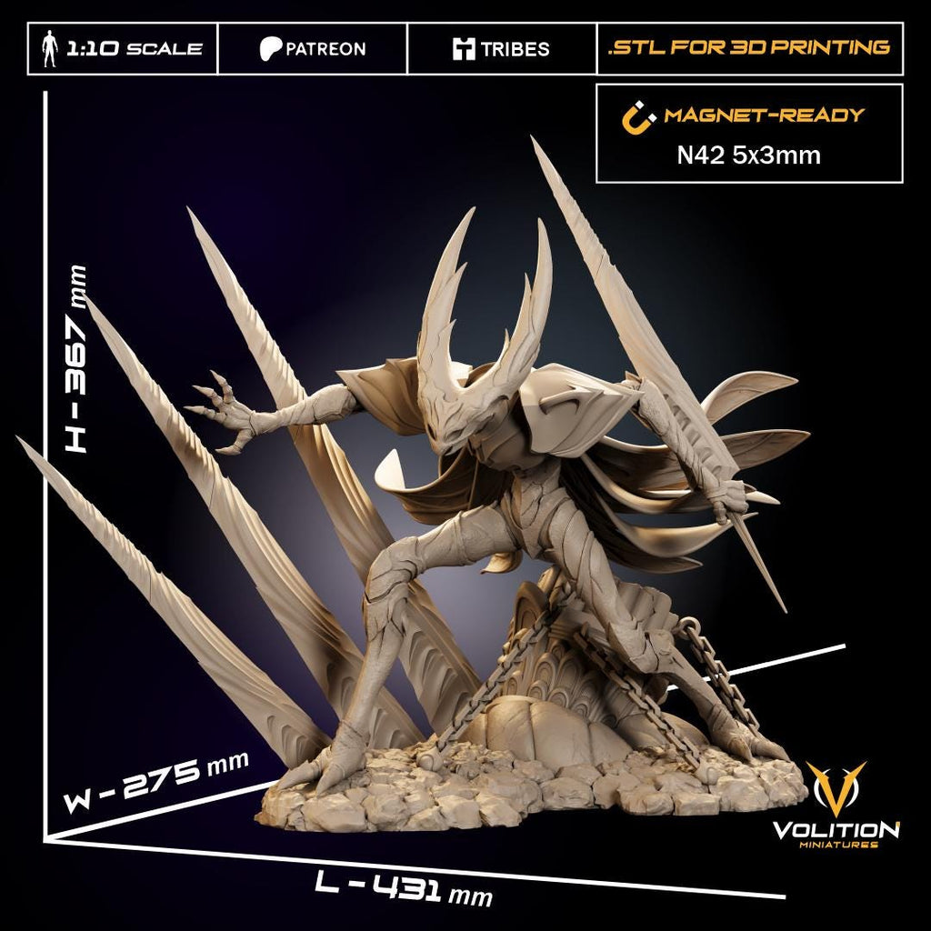 Pure Vessel from Hollow Knight| 1:10 Statue |Highly Detailed| VolitionMiniatures Model | Painted-Unpainted |Diorama Fanart