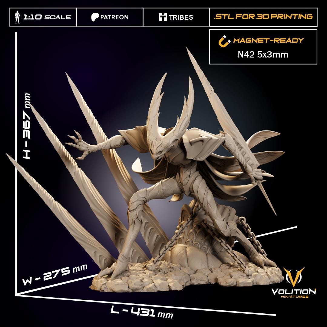 Pure Vessel from Hollow Knight| 1:10 Statue |Highly Detailed| VolitionMiniatures Model | Painted-Unpainted |Diorama Fanart