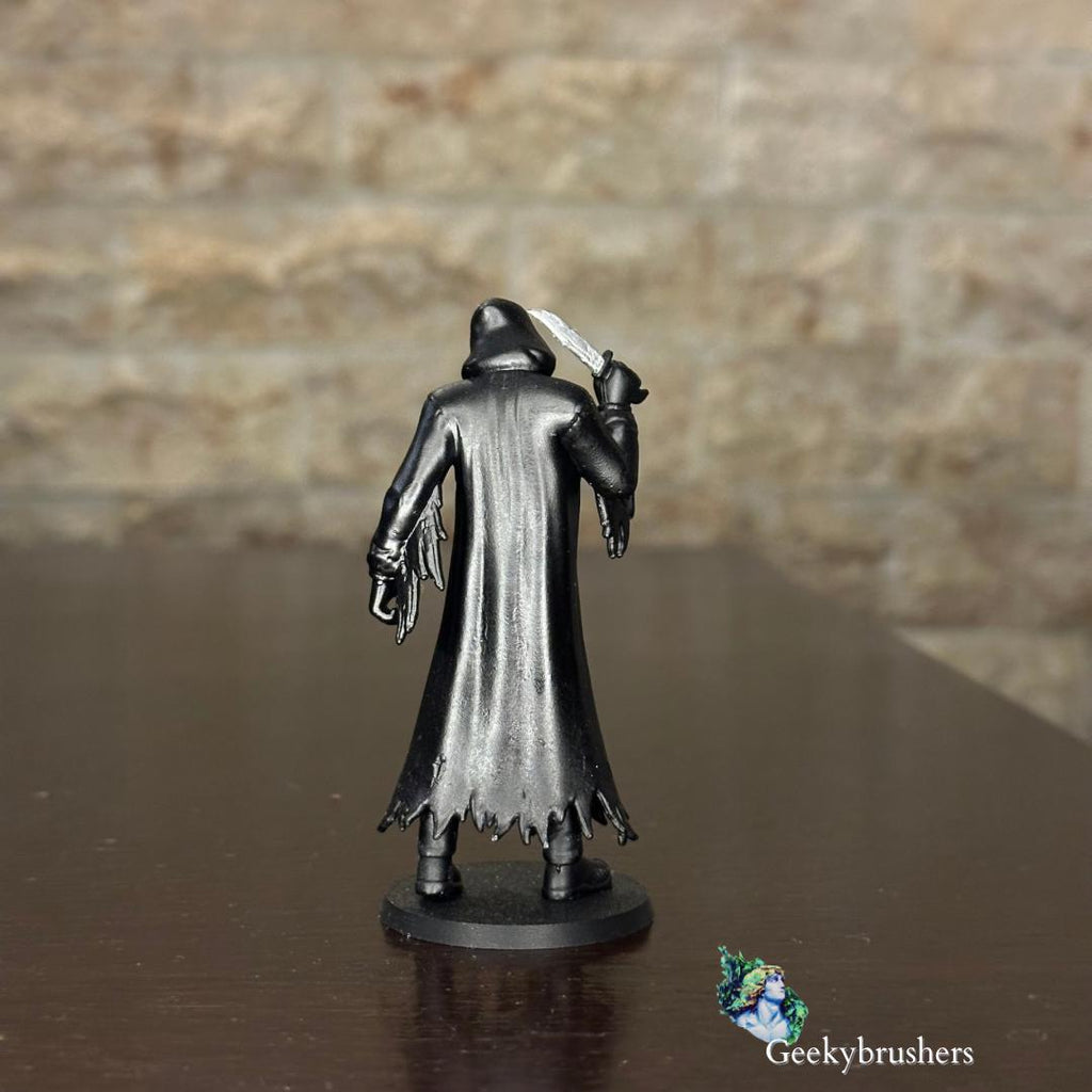 Ghostface Scream mini Figure| Halloween collectible | Hand-Painted Resin Diorama (75mm)