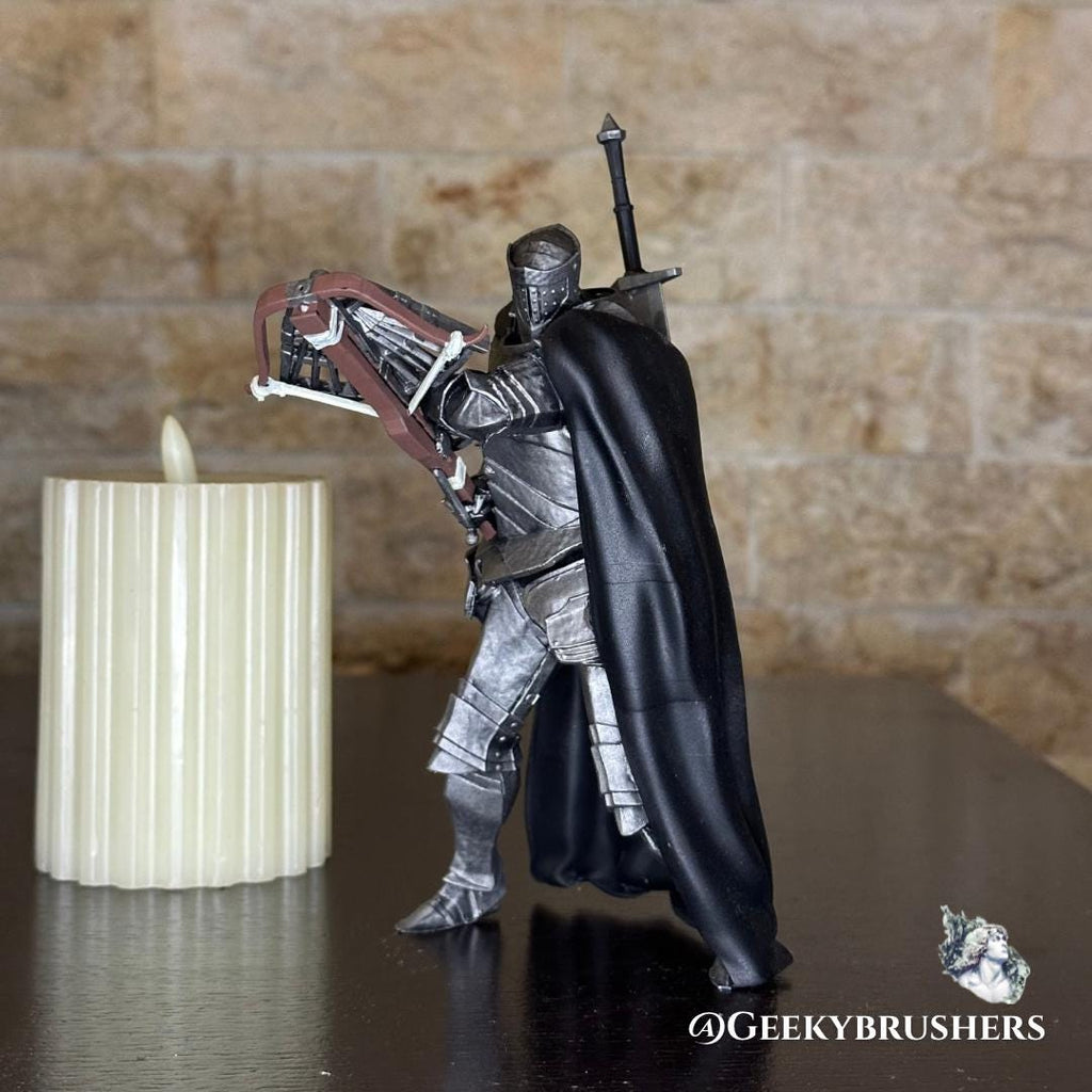 Blackgaol knight Elden Ring Figure-Miniature-Statue | Hand-Painted Resin Fan Art Statue
