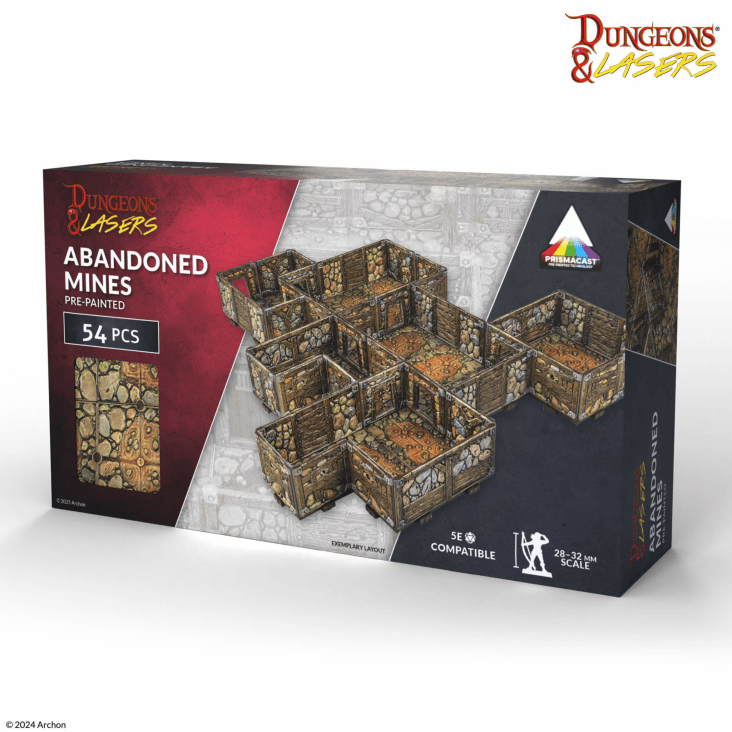 Abandoned Mines PRISMACAST™ Pre-Painted Terrain