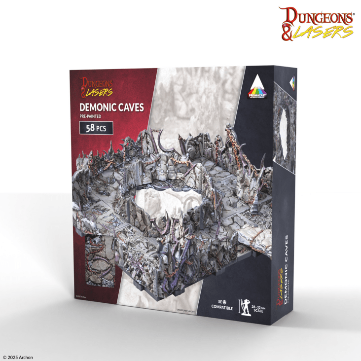 Demonic Caves PRISMACAST™ Pre-Painted Terrain