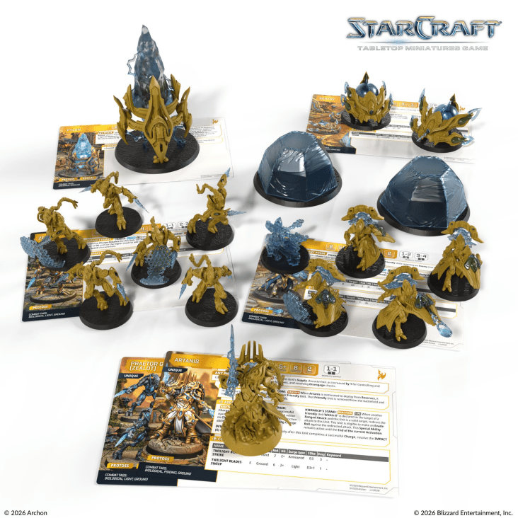 STARCRAFT® PROTOSS STARTER SET FOUNDERS EDITION