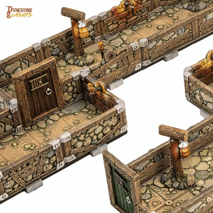 Dwarven Mine: Half-height Walls