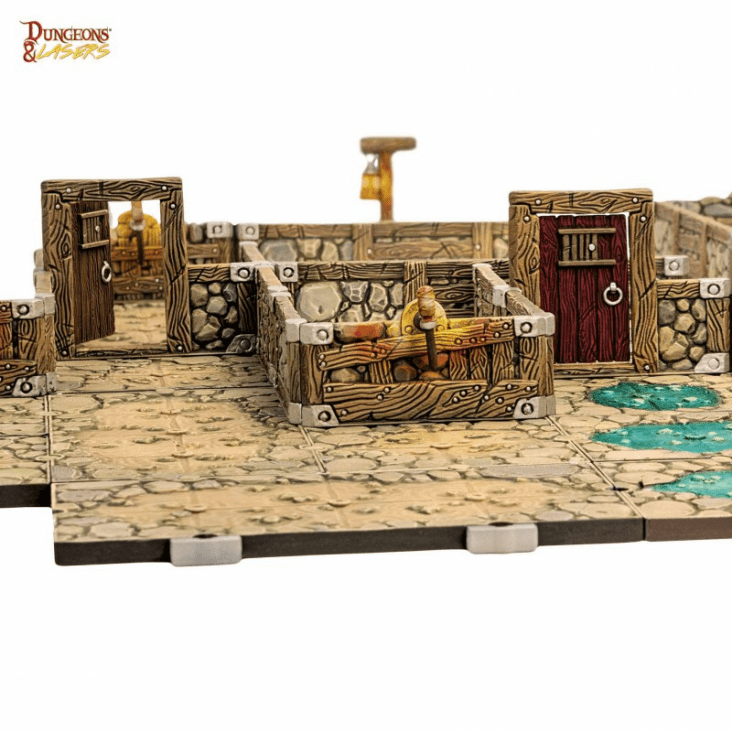 Dwarven Mine: Half-height Walls