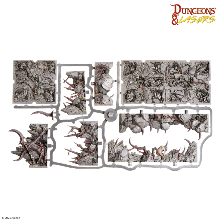 Demonic Caves PRISMACAST™ Pre-Painted Terrain
