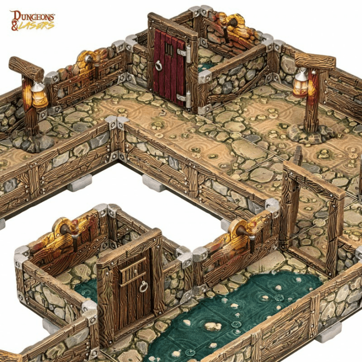 Dwarven Mine: Half-height Walls