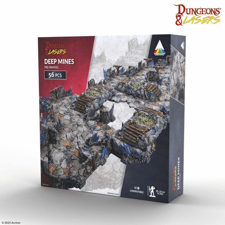 Deep Mines PRISMACAST™ Pre-Painted Terrain