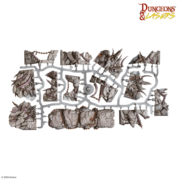 Demonic Caves PRISMACAST™ Pre-Painted Terrain