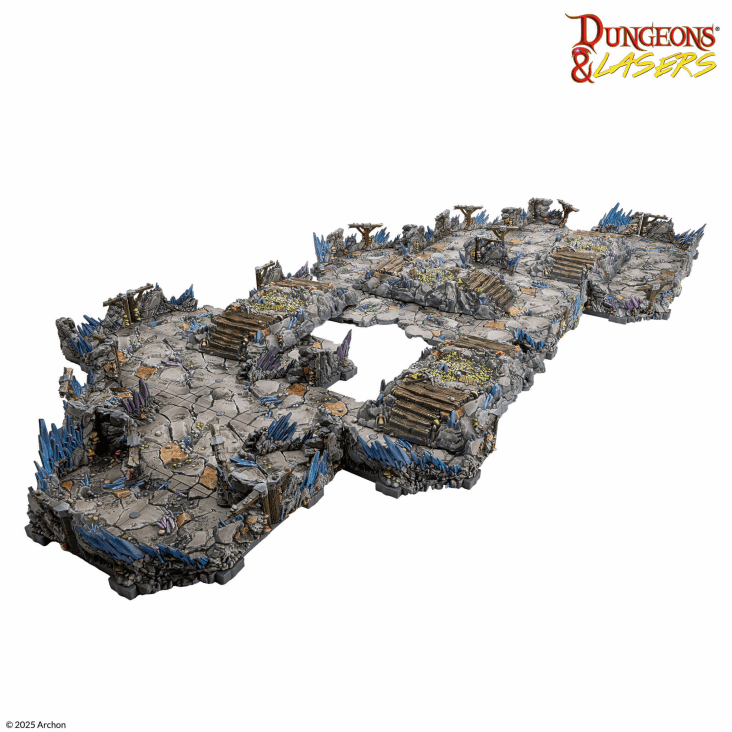 Deep Mines PRISMACAST™ Pre-Painted Terrain