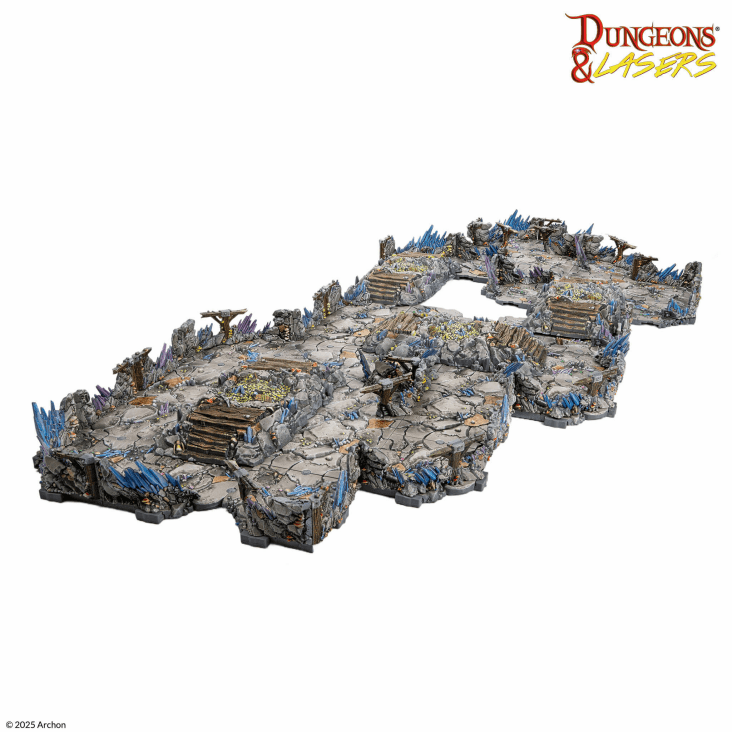 Deep Mines PRISMACAST™ Pre-Painted Terrain