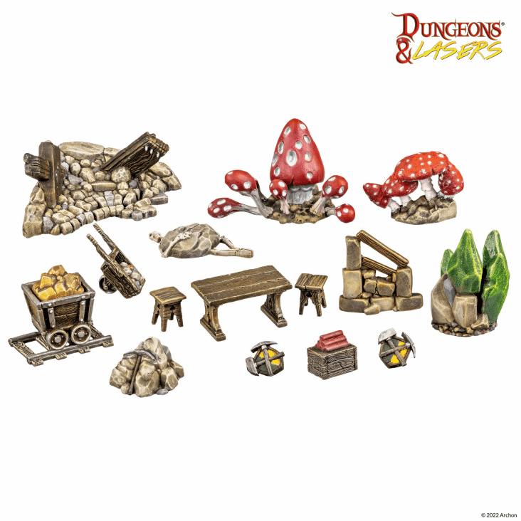 Dwarven Mine Props