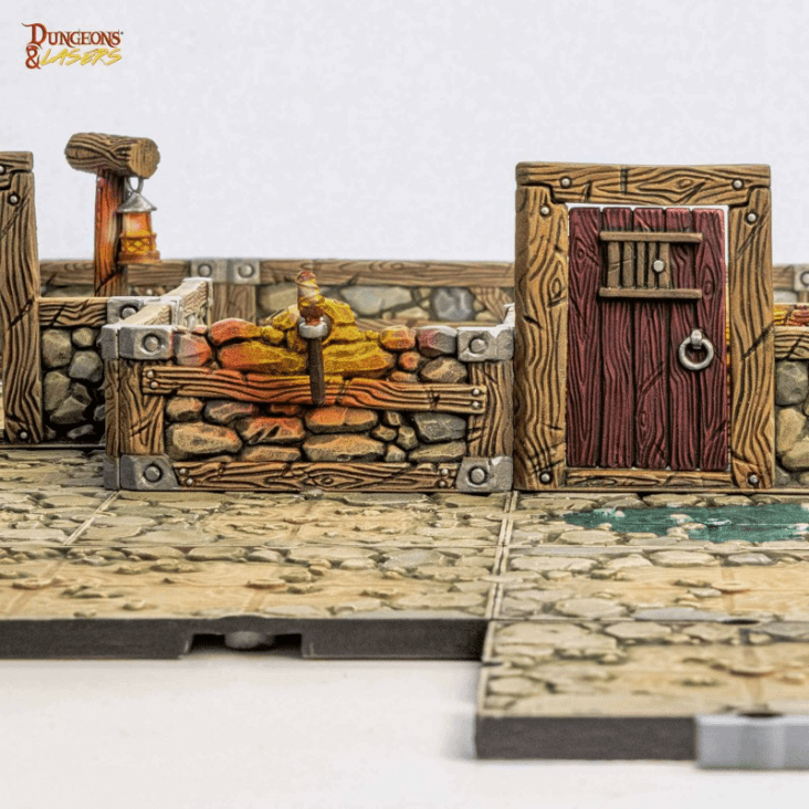 Dwarven Mine: Half-height Walls