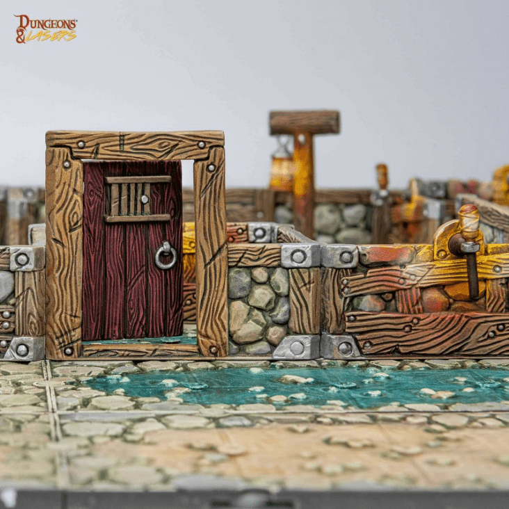 Dwarven Mine: Half-height Walls
