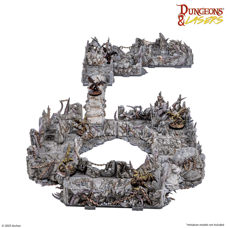 Demonic Caves PRISMACAST™ Pre-Painted Terrain
