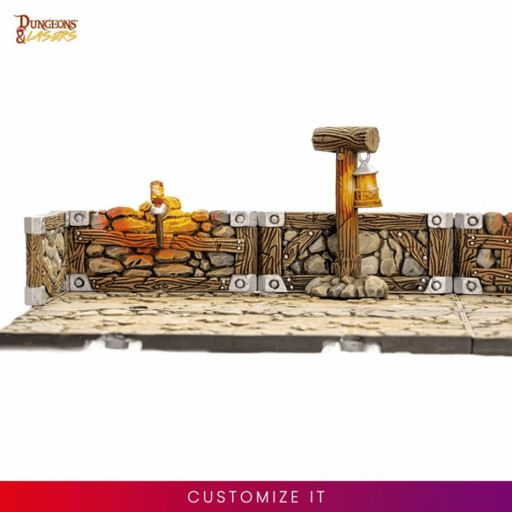 Dwarven Mine: Half-height Walls