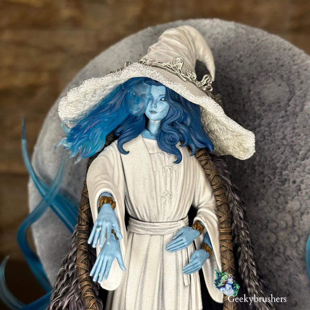 Ranni the Moon witch, Hand-Painted Resin Statue, Fan art Elden Ring Collectible