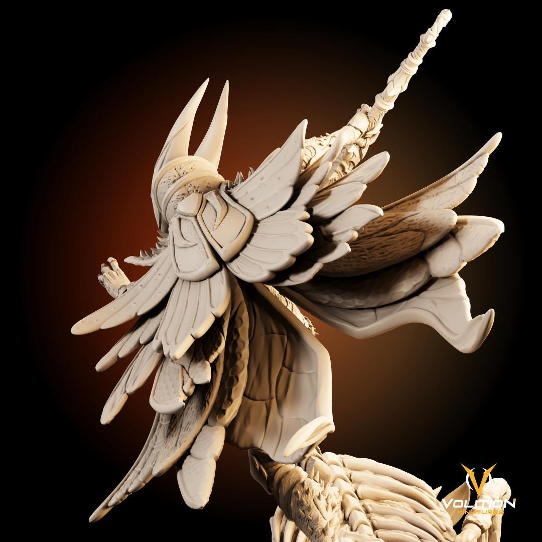 Hornet Statue from Silksong | Hollow Knight Resin Figure | Highly Detailed | VolitionMiniatures Model | Painted & Unpainted |Diorama