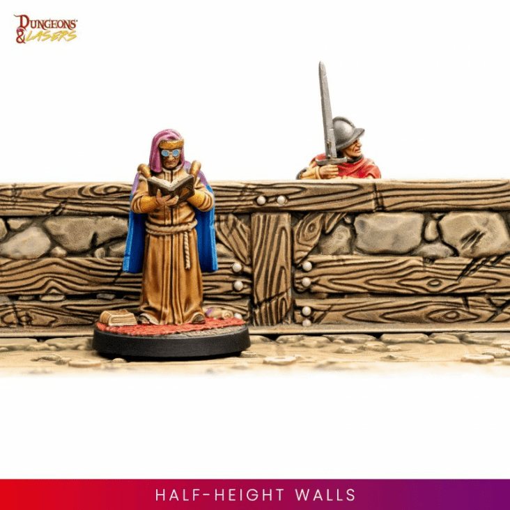 Dwarven Mine: Half-height Walls