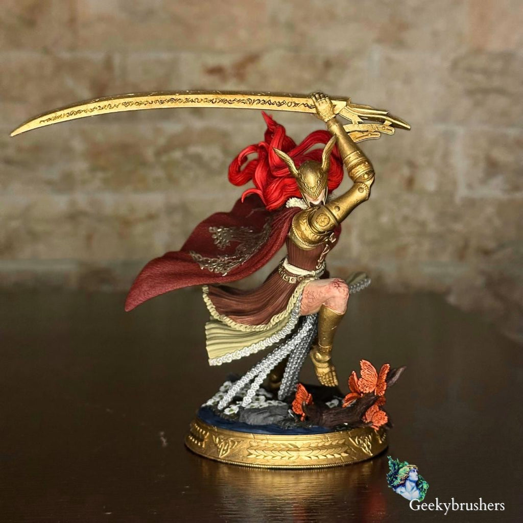 Malenia, Blade of Miquella, Hand-Painted Resin Statue, Elden Ring Collectible