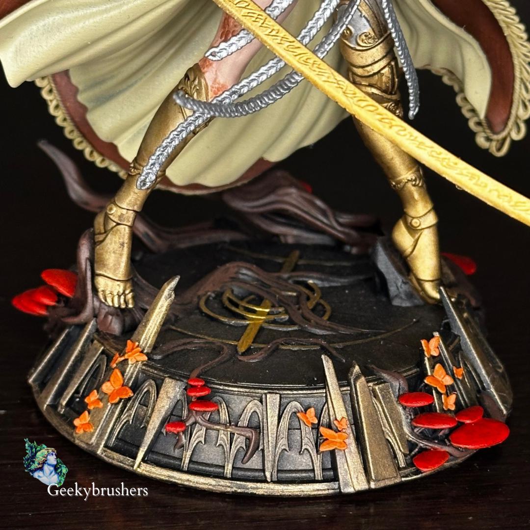 Malenia, Blade of Miquella, Hand-Painted Resin Statue, Elden Ring Collectible Fanart
