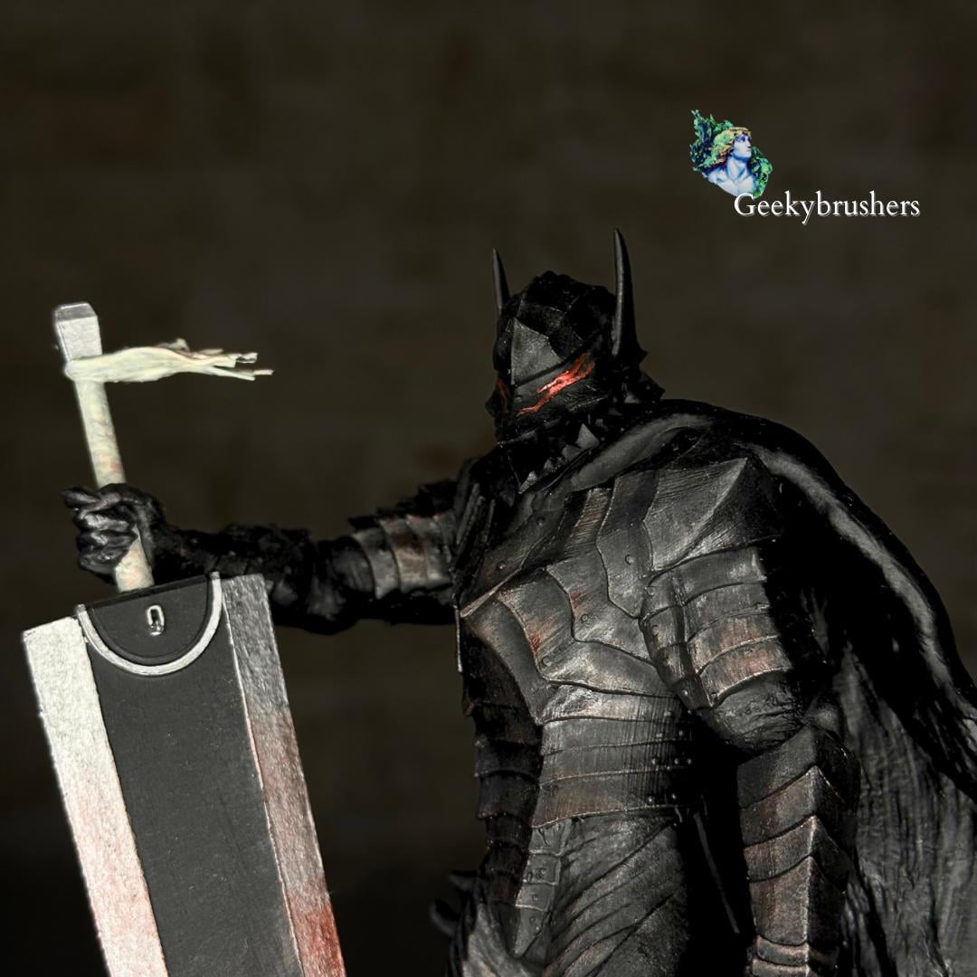 Guts Berserker Armor Painted Statue | Berserk Resin Statue