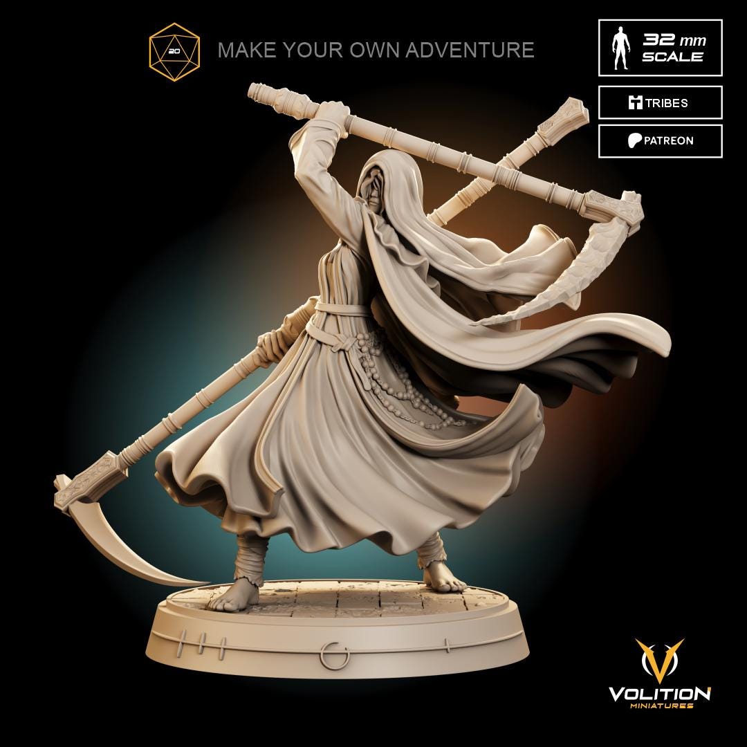 Sister Friede Miniature | Hand-Painted Resin Statue, Dark Souls Fan Art