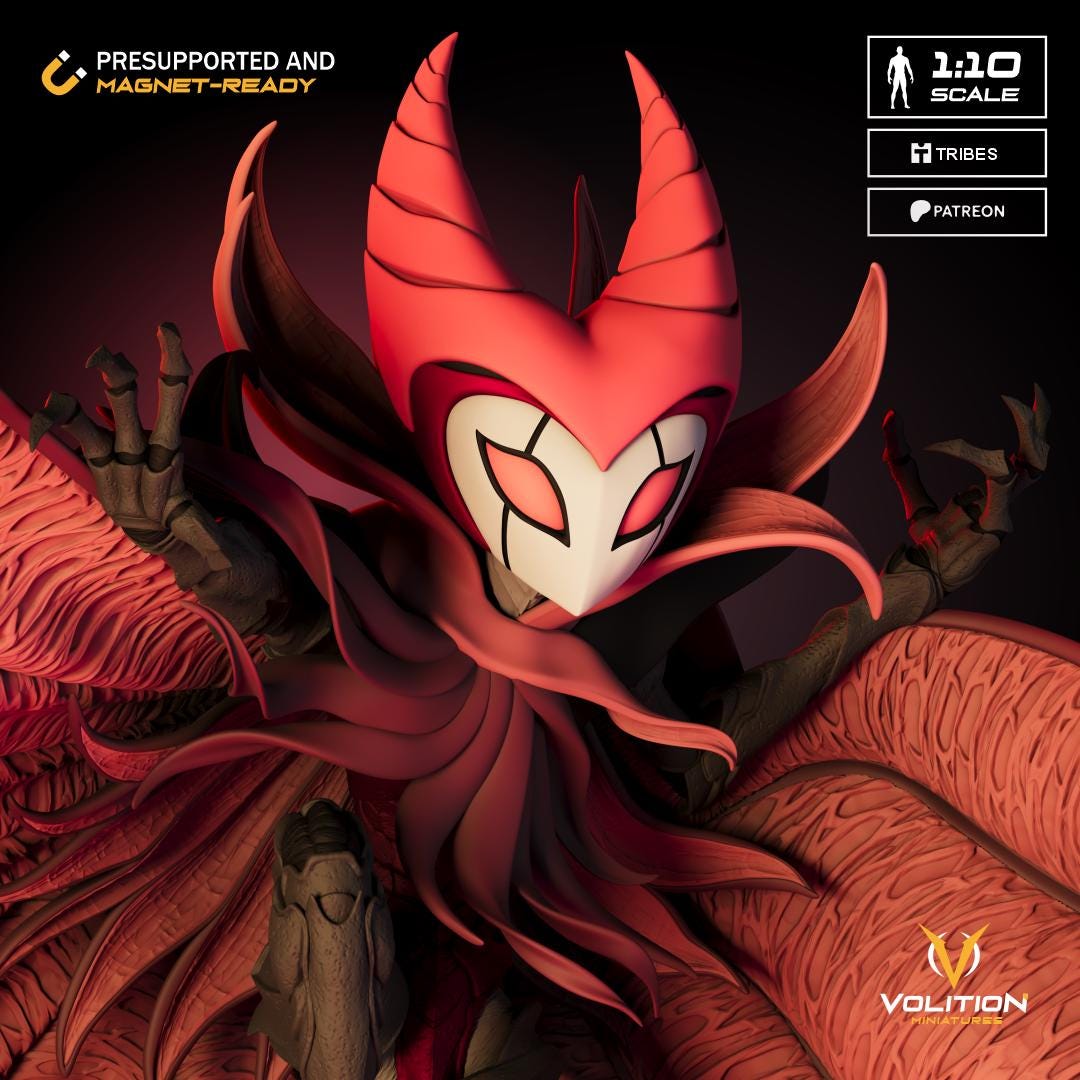Nightmare King Grimm Statue | Hollow Knight Diorama, 1:10 Scale