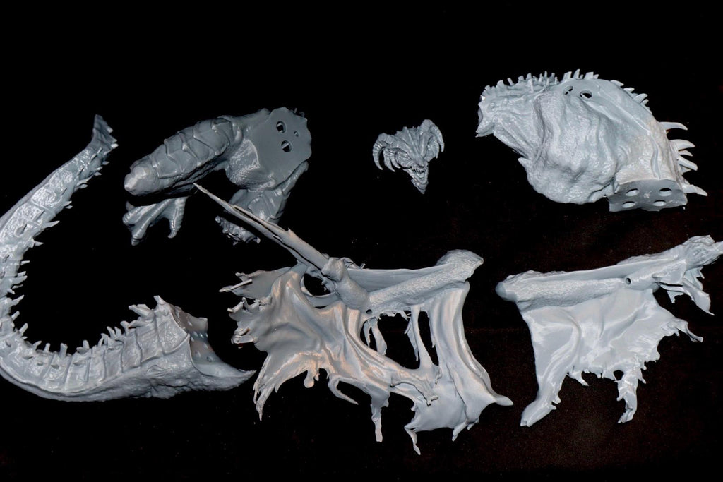 Bayle the Dread Gargantuan Dragon Scale Resin Figure from Elden Ring
