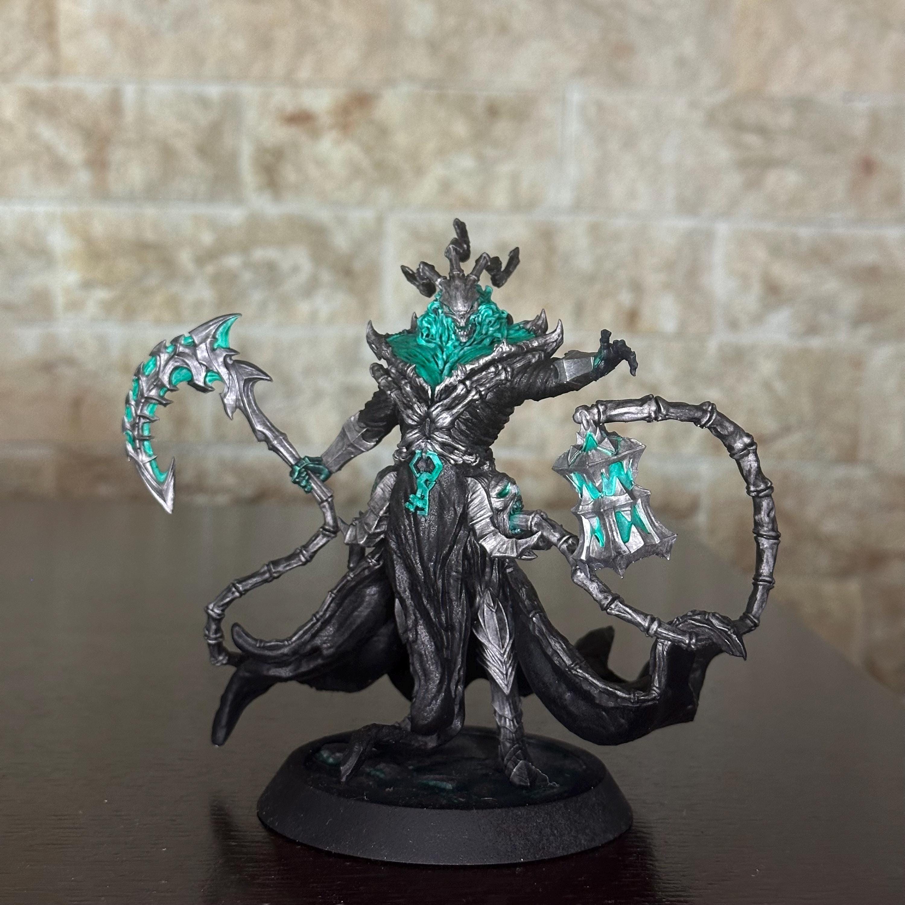 Thresh, hand painted, resin figure, League of Legends, 3d printed