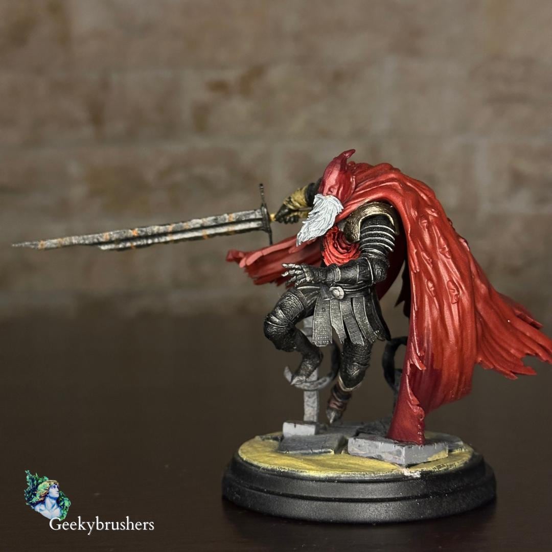 Slave Knight Gael Figure | Dark Souls 3 Fan Art Statue | Hand Painted & Unpainted | 3” Figurine or 180mm Collector Statue | Resin Model