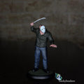 Jason Vorhees Friday 13th mini Figure| Halloween collectible | Hand-Painted Resin Diorama (75mm)