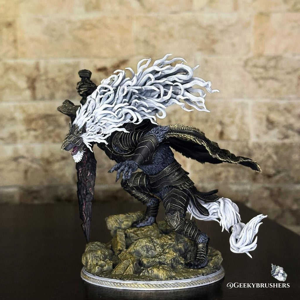 Maliketh the Black Blade | Elden Ring Resin Statue or Figure | Painted & Unpainted | 16K Resolution | Smooth Resin | Volition Miniatures