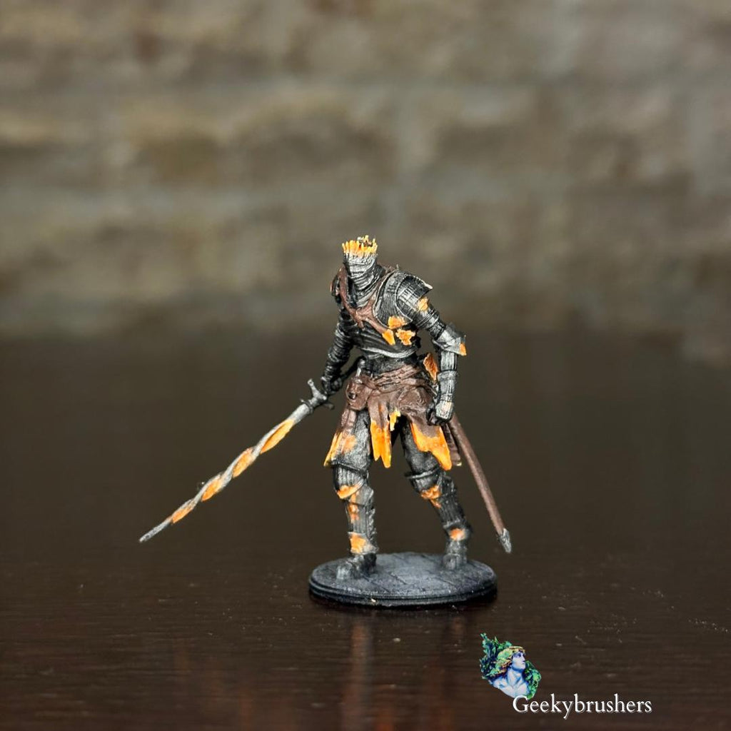 Soul of cinder miniature |  Resin Statue | Dark Souls 3 , high Detailed ~32mm scale