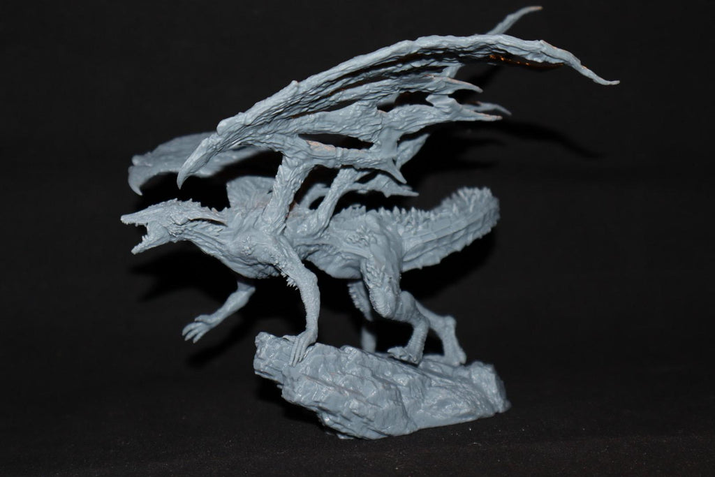 Darkeater Midir from dark souls 3, resin figure, diorama, dragon, gamer gift