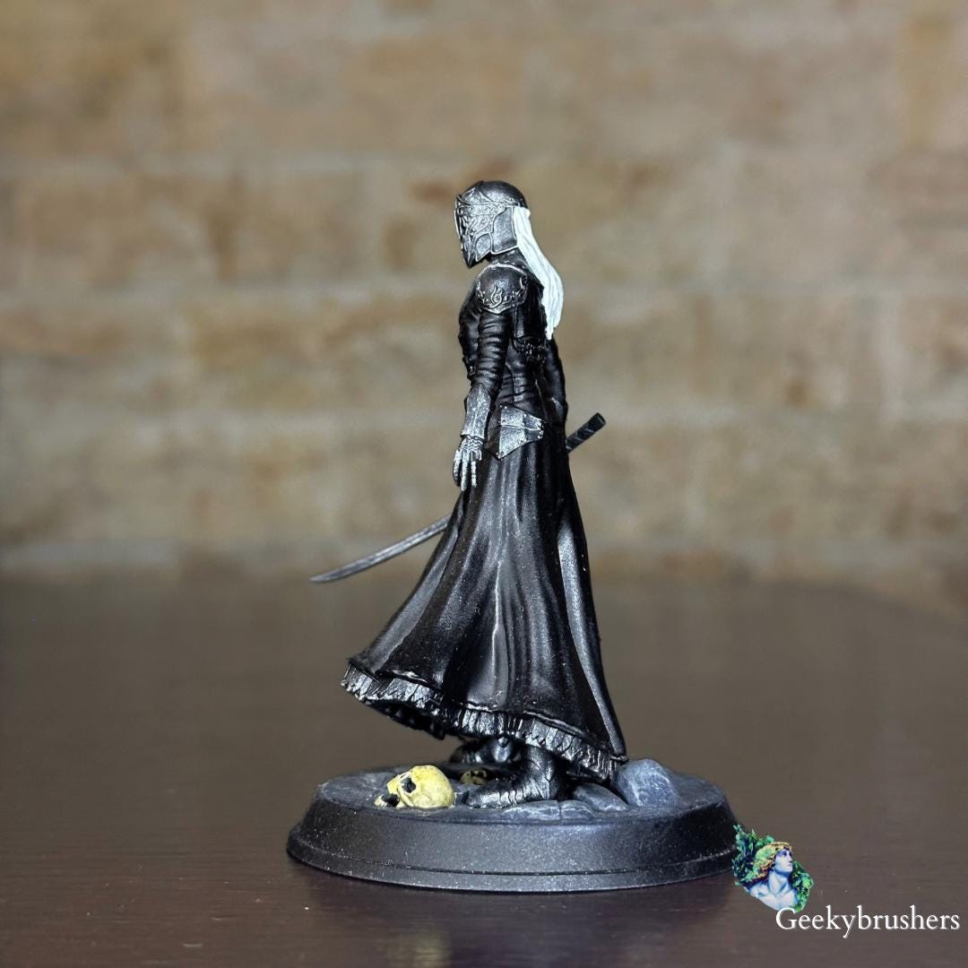 Handpainted Yuria of Londor Resin Figure | Dark Souls Diorama (90mm)