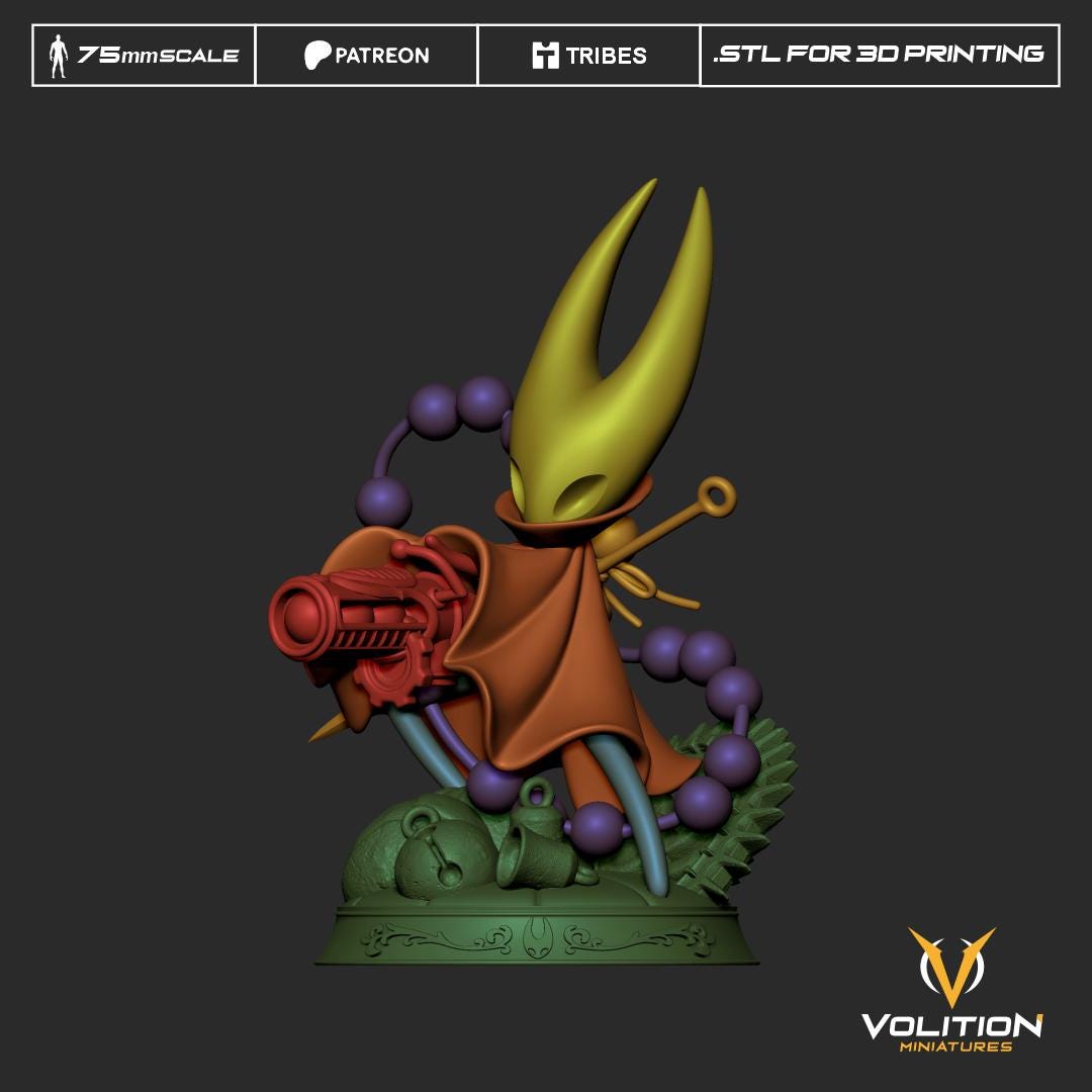 Hornet Rosary Canon Resin Statue | Silksong, VolitionMiniatures 75mm