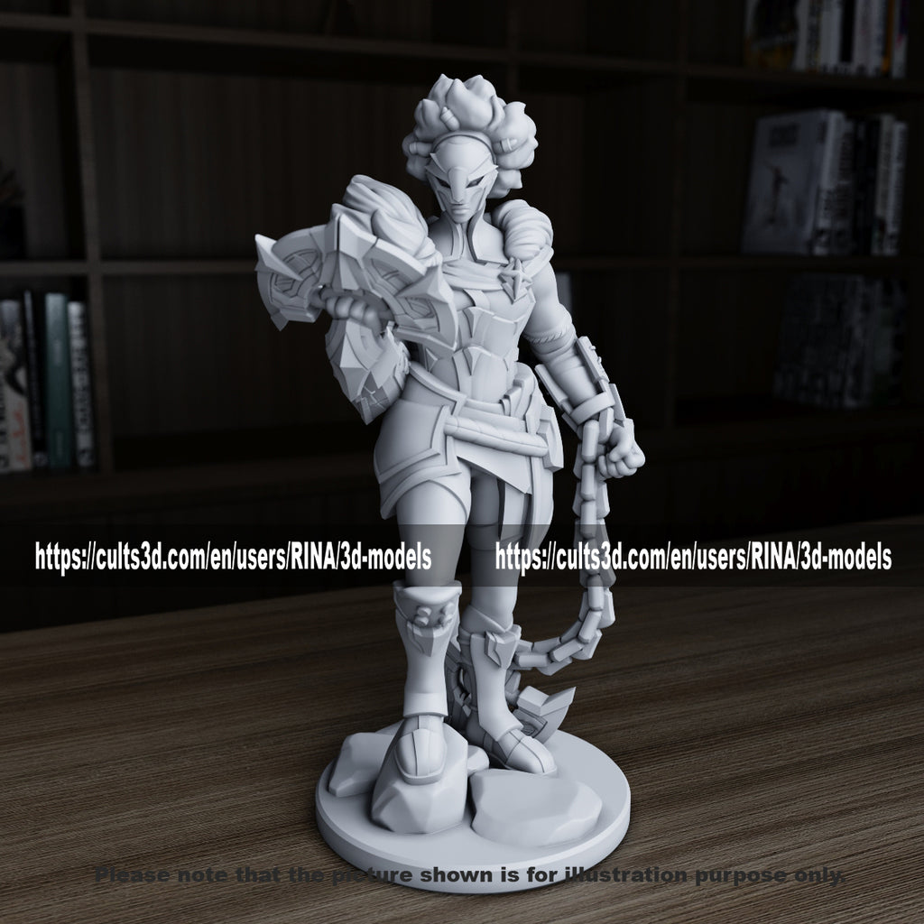 Ambessa 3D Printed Figure