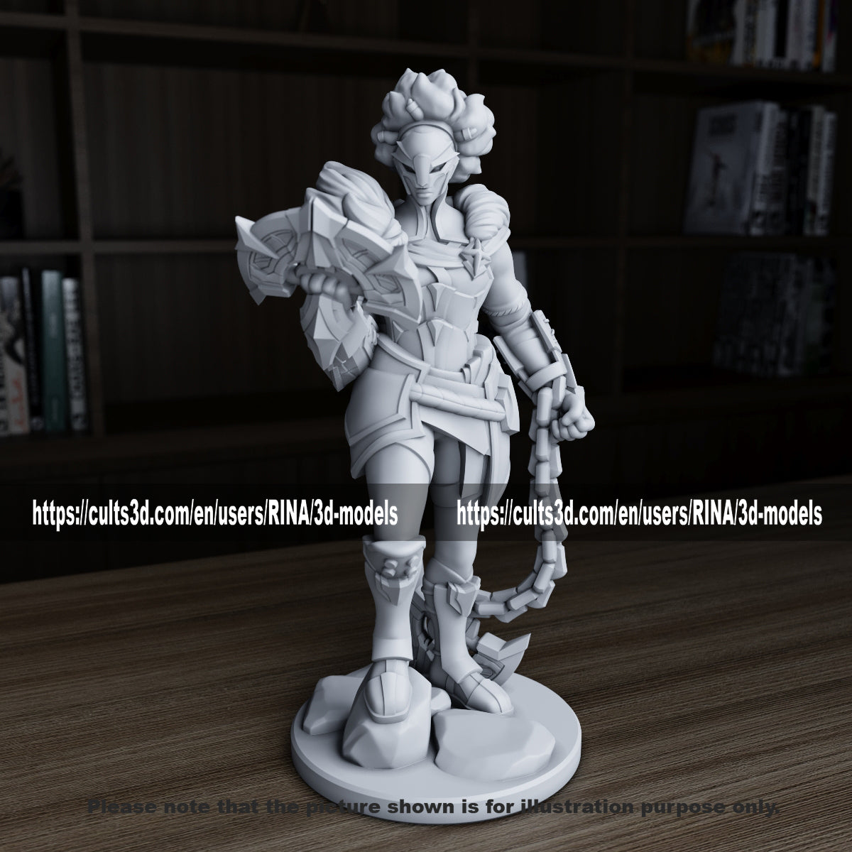 Ambessa 3D Printed Figure