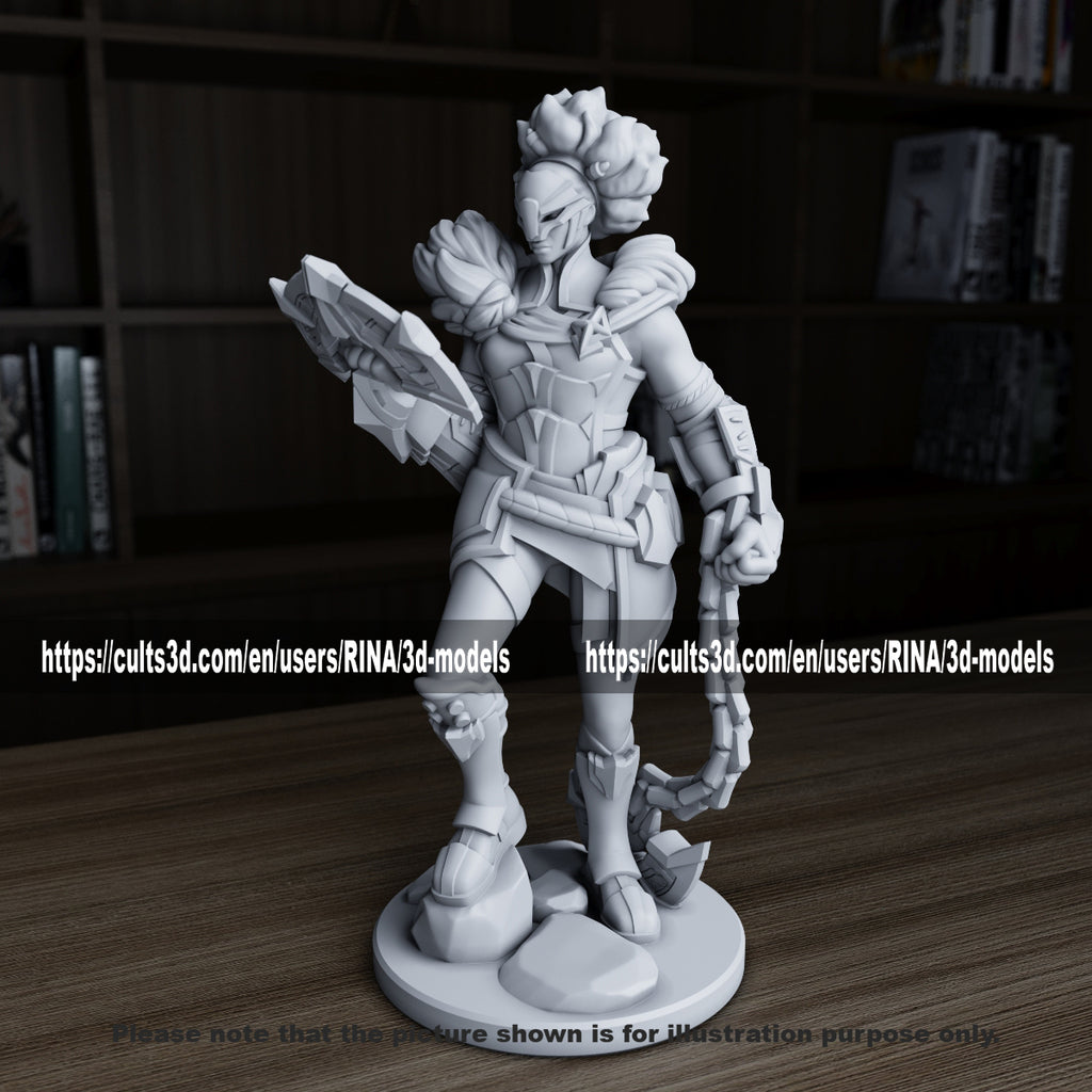 Ambessa 3D Printed Figure
