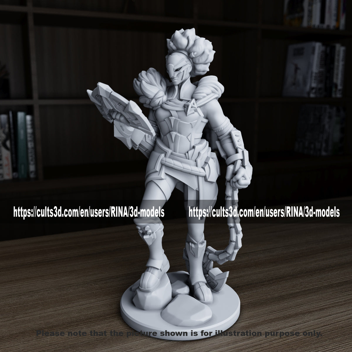 Ambessa 3D Printed Figure