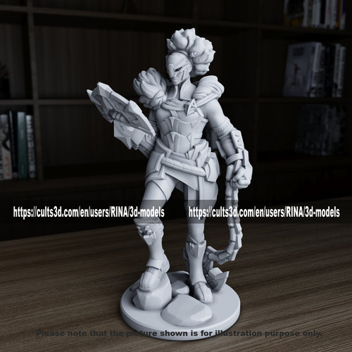 Ambessa 3D Printed Figure